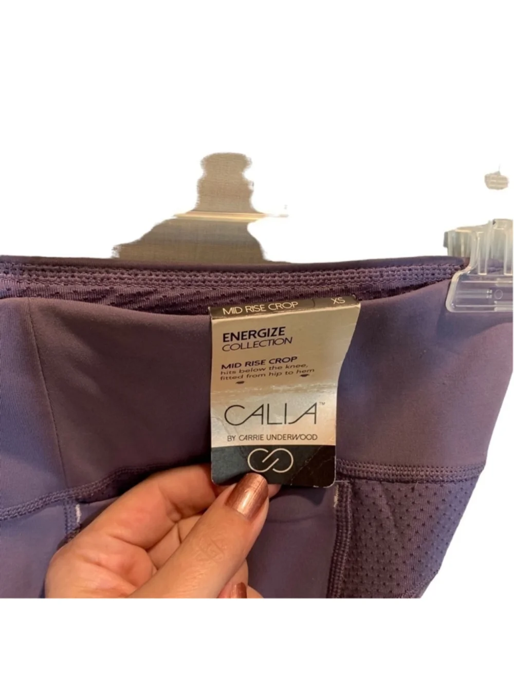 Calia energize capri purple size xs
